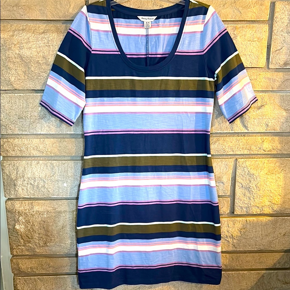 Tommy Bahama Blue Tee Dress